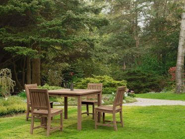Lisbon 5-Piece Teak Dining Table Set Lisbon 5-Piece Teak Dining Table Set